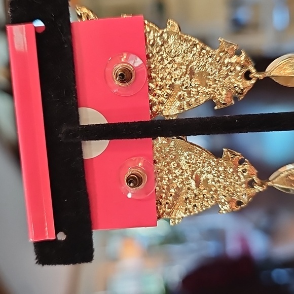 Betsey Johnson Multicolor Statement Earrings - Picture 4 of 4